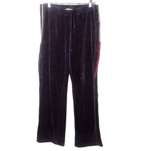 Y2K Tommy Hilfiger velour pants large blue